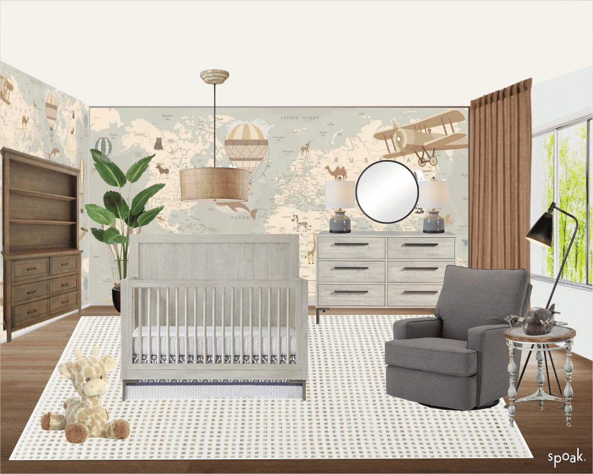 Rustic Nursery Ideas designed by CAITLIN NEWMAN