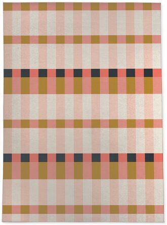 East Urban Home MODERN PLAID PINK Area Rug By Becky Bailey | Wayfair added by Siri Anderson she/her