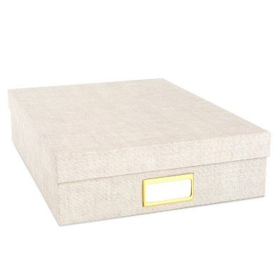 Sugar Paper Essentials Paper File Box Flax added by Erica Ramon