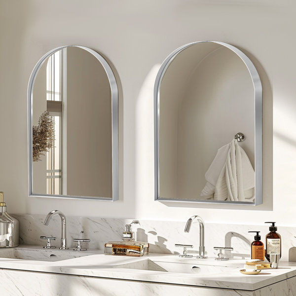 Brenai Recessed Framed 1 Door Medicine Cabinet with 2 Adjustable Shelves (Set of 2) added by Sarah Jackson