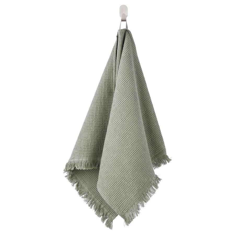VALLASÅN Hand towel, light green, 16x28" - IKEA added by Kylie Park