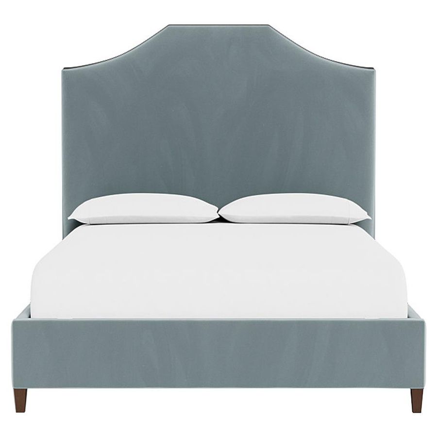 Finnegan Saltwater Blue Performance Velvet Bed - King added by Jamie Stellato