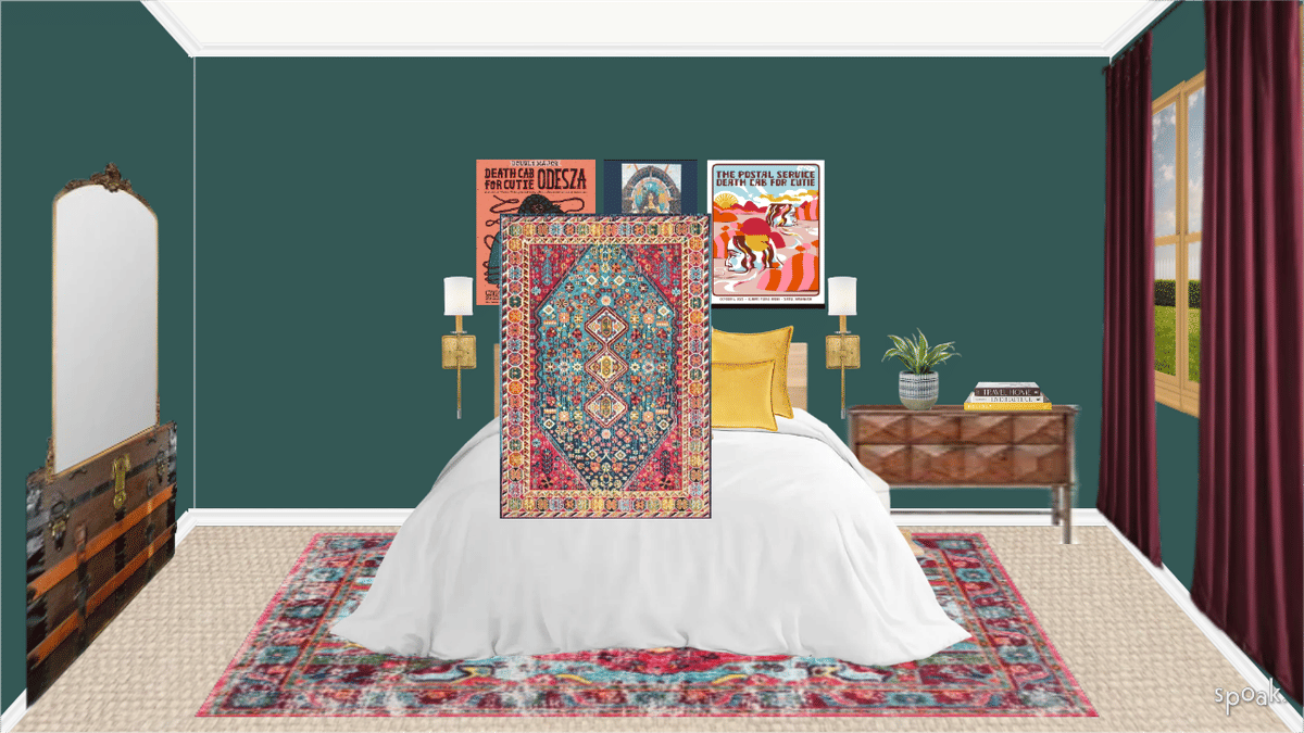 Bedroom Inspiration designed by Gina Diaz