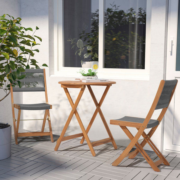Kalisha 2 - Person Round Outdoor Dining Set added by Erica Ramon