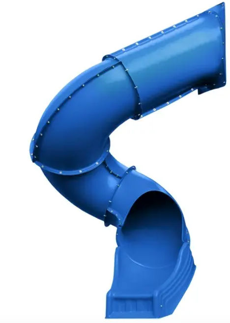 Swing-N-Slide 7' Turbo Tube Slide - Blue, Mounts to 7' Platform - 118.75"H x 58.69"W x 63.44" L added by Janae Sullivan