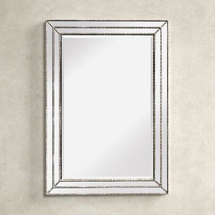 Almyra Rectangle Wood Wall Mirror added by Where The Heart Is Designs