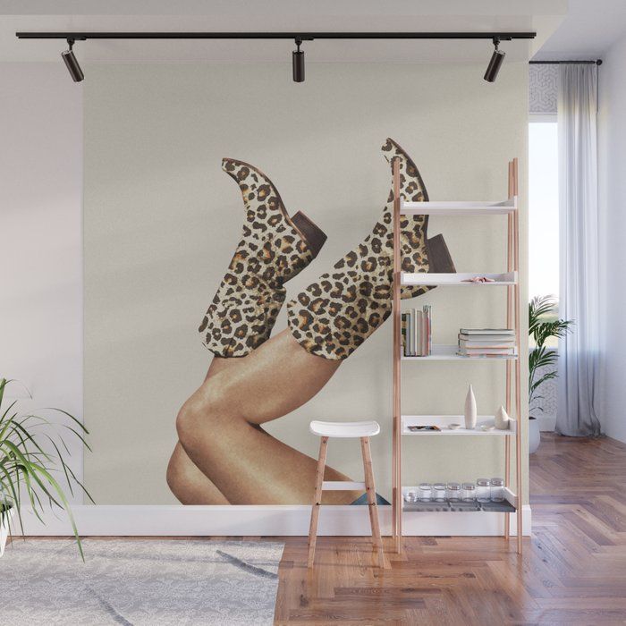 These Boots - Leopard Print Wall Mural by Vertigo Artography added by Lauren Houston