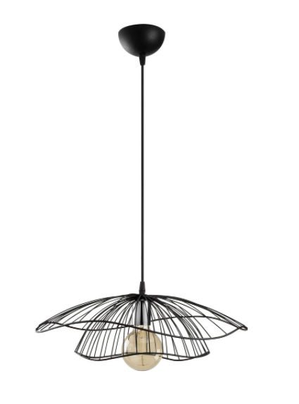 Umbrella'' Modern Pendant Light Black Mid Century | Etsy added by Lisa Schechtman