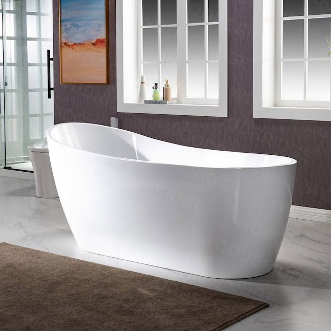 Acrylic Oval Reversible Drain Freestanding Soaking Bathtub added by Spoak Member
