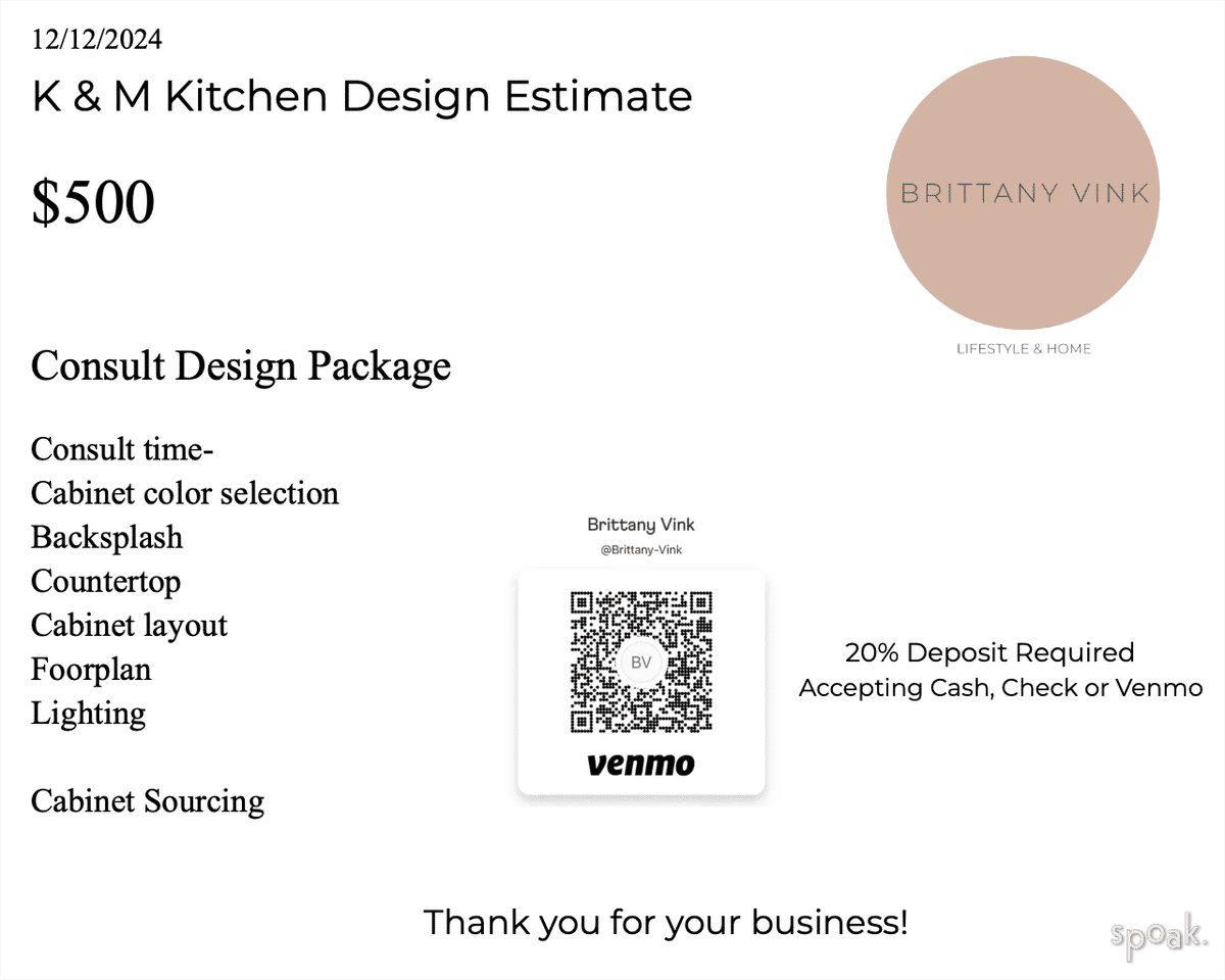 Kitchen Inspo designed by Brittany Vink