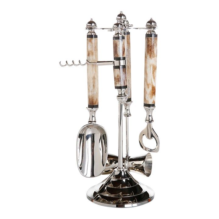 Mikhola Bar Tool Set with Bone Handles, 5 Pieces added by Stacy DeMeester