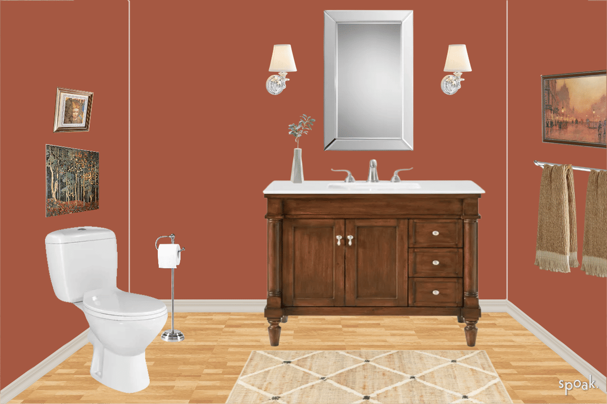Bathroom Inspo designed by Ashley Quick