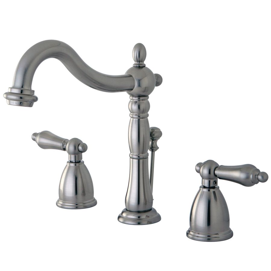 Kingston Brass Heritage KB1978AL Two-Handle 3-Hole Deck Mount Widespread Bathroom Fau added by Jessica Greer