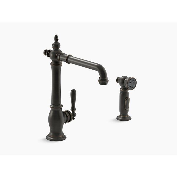 Artifacts® Single Handle Kitchen Sink Faucet with Accessories added by Modern Naturals Design Studio