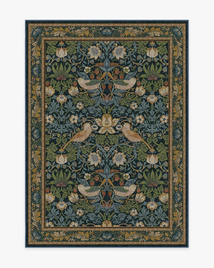 Morris & Co. Strawberry Thief Indigo Rug added by Madelyne Greene