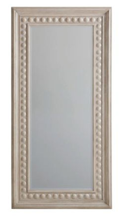 Barclay Butera Carbon Rustic Warm Taupe Hickory Wood Clear Glass Floor Mirror added by Jessica Ashley