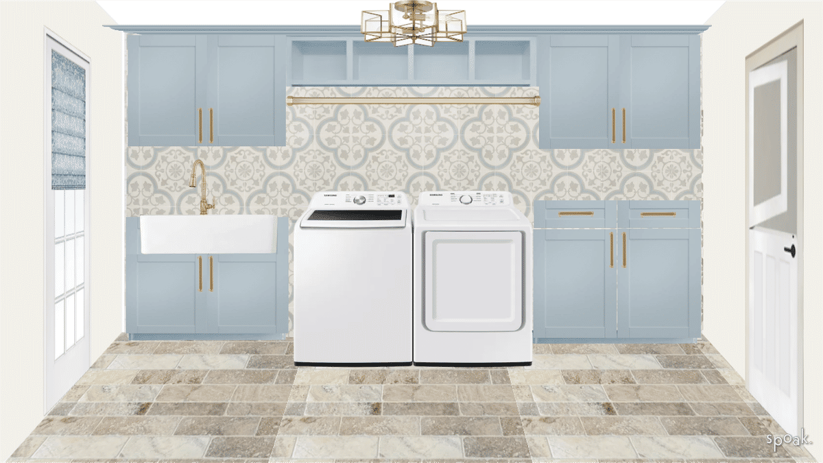 Farmhouse Laundry Room Ideas designed by Yamel Arvelo Disla