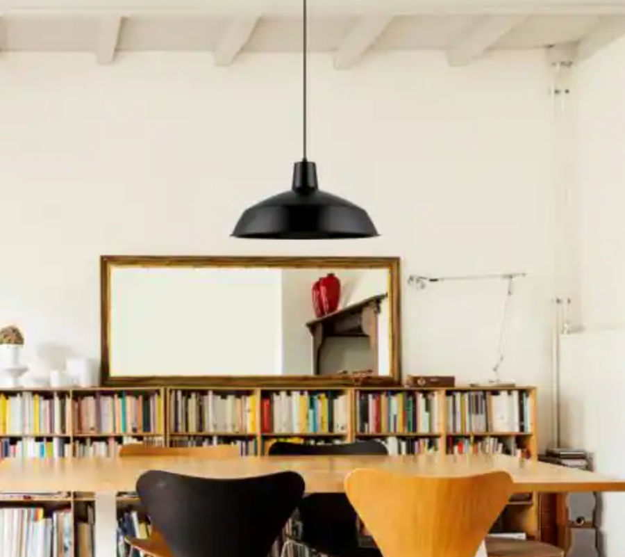 1-Light Matte Black Barn Light Pendant added by Spoak Member