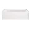 Classic 500 60 in. x 30 in. Alcove Deep Soaking Bathtub with Right Drain in High Gloss White added by Erica Ramon