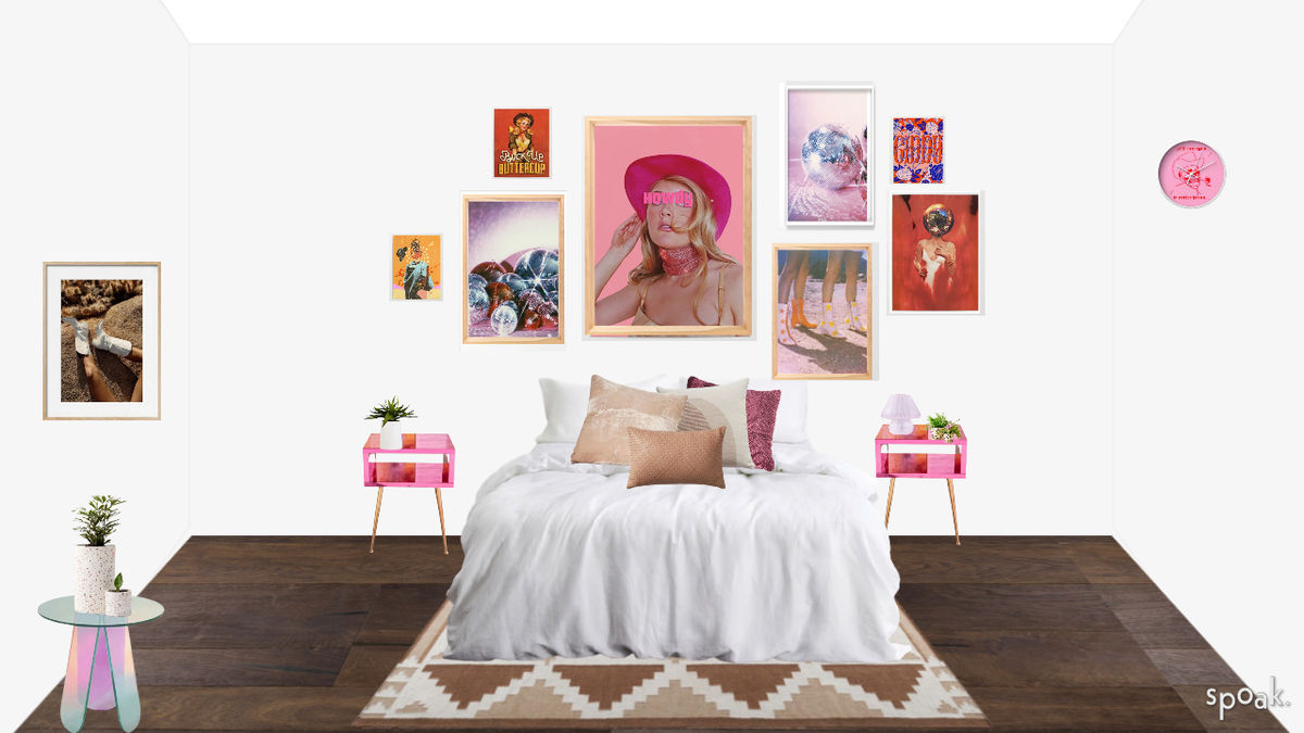 Pink Bedroom Ideas designed by Lauren Lindberg