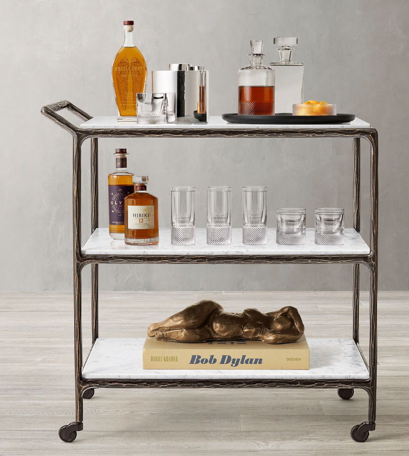 thaddeus marble bar cart added by Jessie Karver