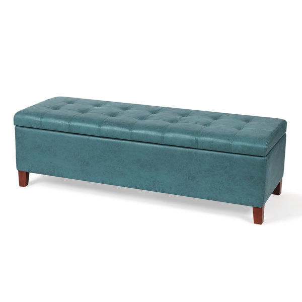 Loggins Faux Leather Upholstered Storage Bench added by sallie tyler