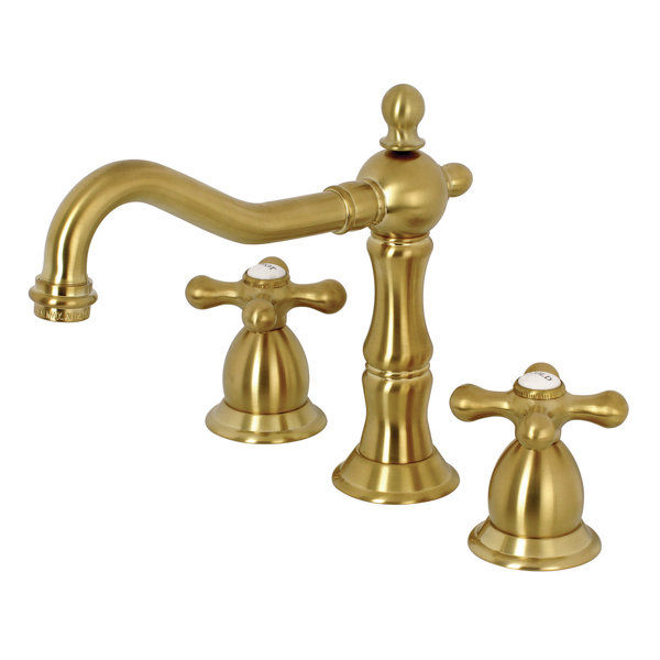 Heritage Big Cross Handle Widespread Bathroom Faucet with Drain Assembly added by Jamie Moon