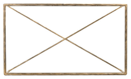 Joss & Main Evelynn Coffee Table, Brass/Clear,  48"w x 28"d x 15"h added by Kate Lynn Nemett