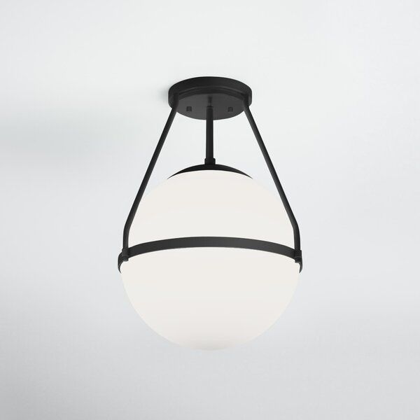 Amirah Glass Semi Flush Mount added by Chanel Hunton