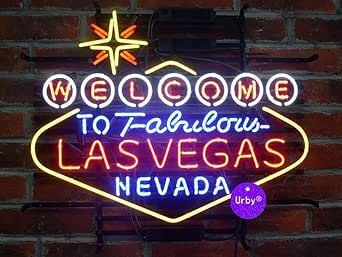 Urby 24"x20" Larger Welcome to Las Vegas Beer Bar Neon Sign 3-Year Warranty-Best Choice! added by sallie tyler
