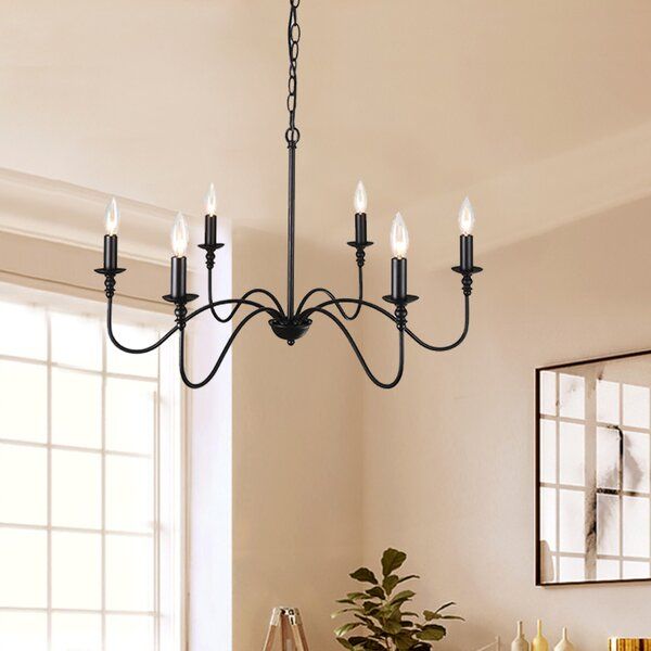 Baretta 6 - Light Dimmable Classic / Traditional Chandelier added by Taylor Peterson