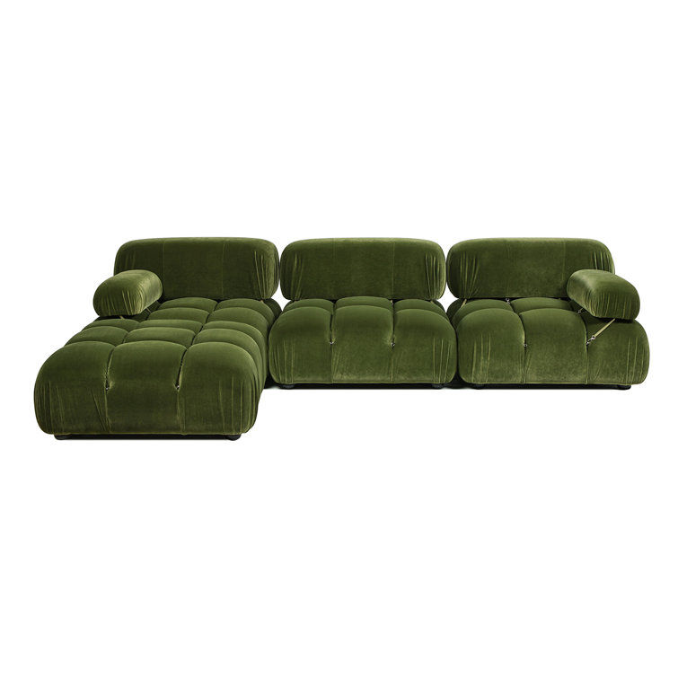 Sigma 4 - Piece Modular Upholstered Reversible L-Sectional added by Jessica Beresford Barbaro