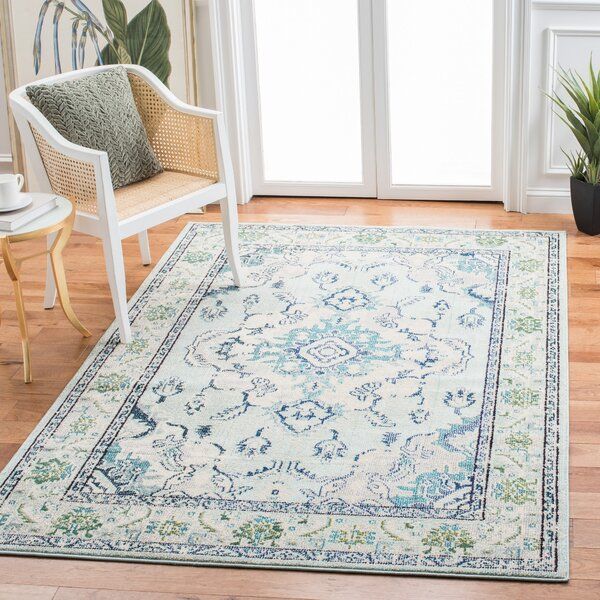 Blakesburg Performance Light Blue / Ivory Rug added by Lizzie Cheek