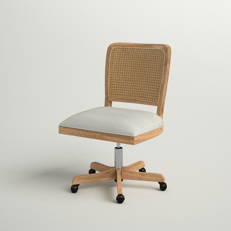 Crisolina Task Chair with Rattan Back added by sallie tyler