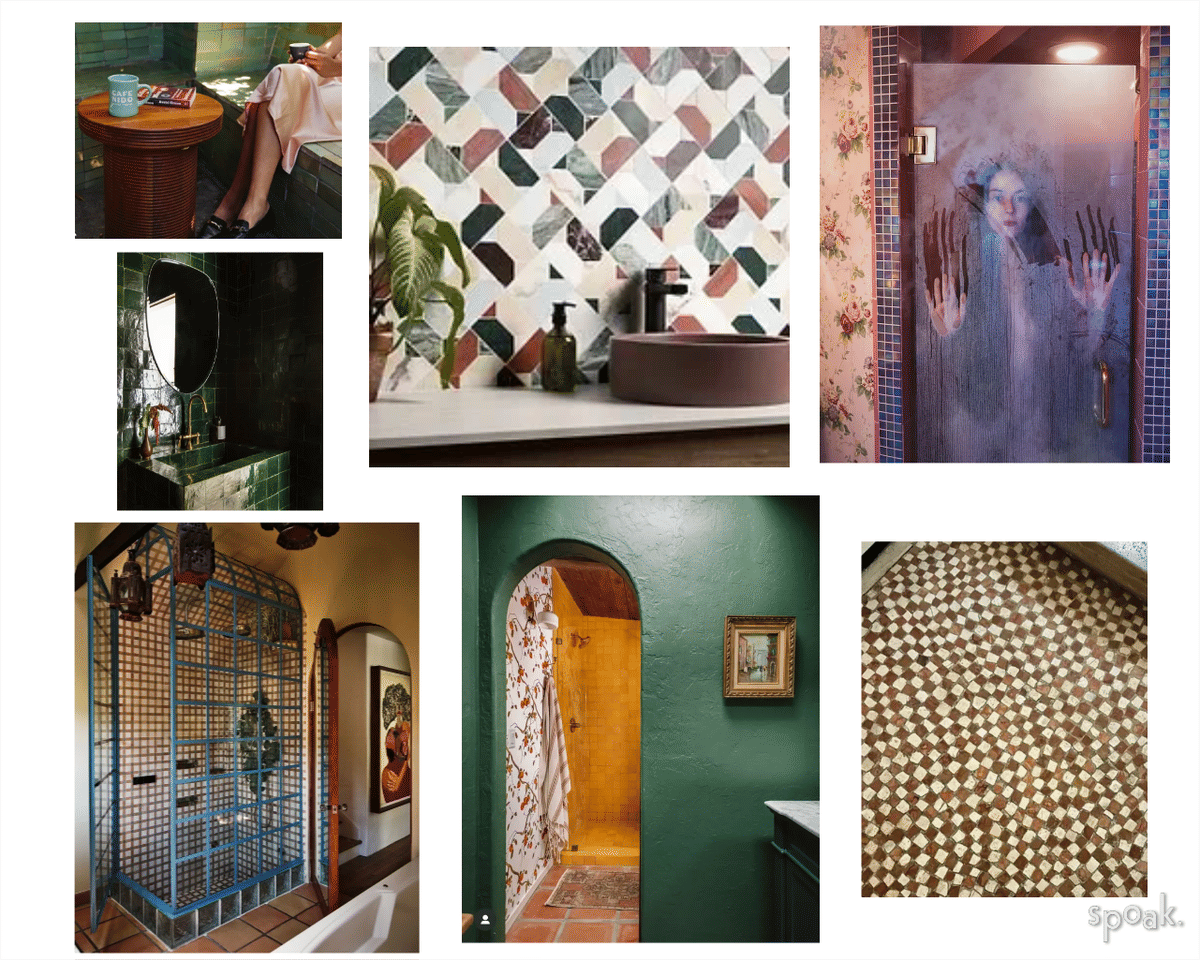 Bathroom Inspiration designed by Colleen Neuhaus