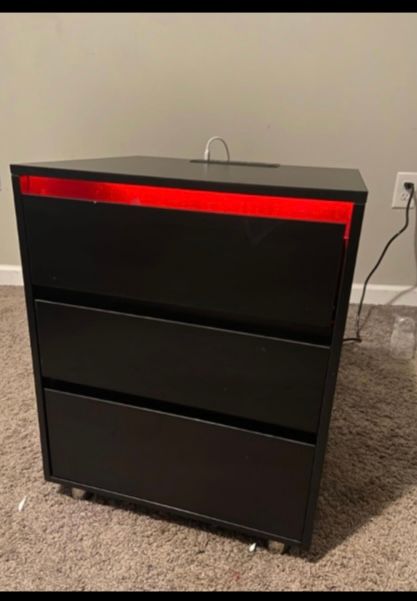 TRIFEBLE LED Nightstand Set of 2 with Charging Station added by Hannah Parks