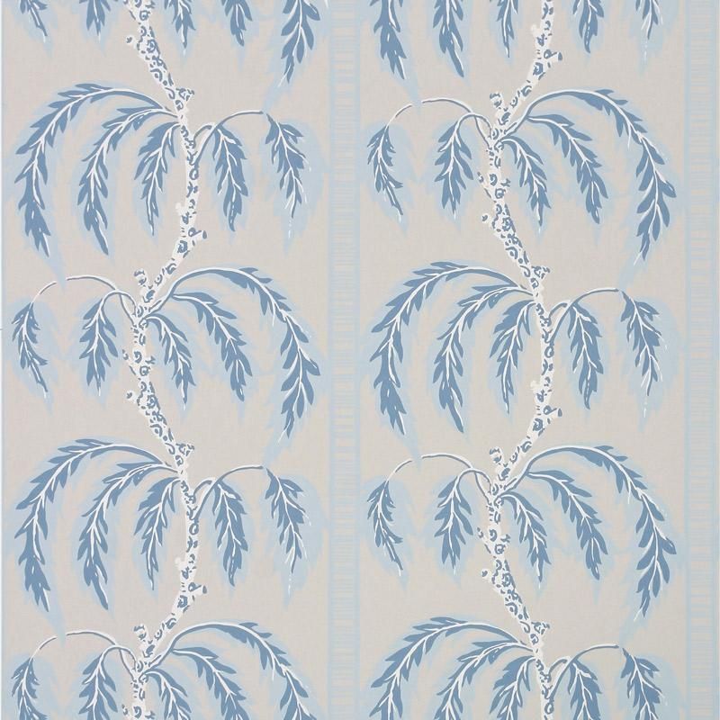 Sister Parish Palms Fabric in Caribbean Blue added by Rochelle Bloom