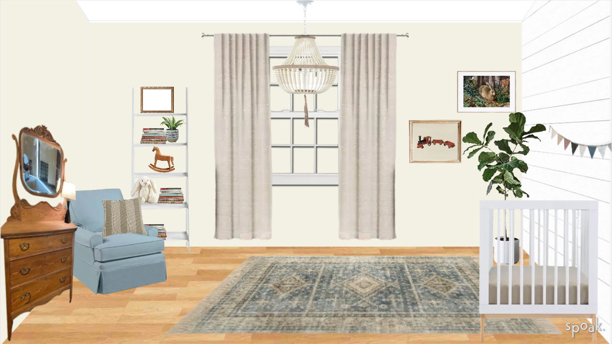 Nursery Inspo designed by Meggie Shaw