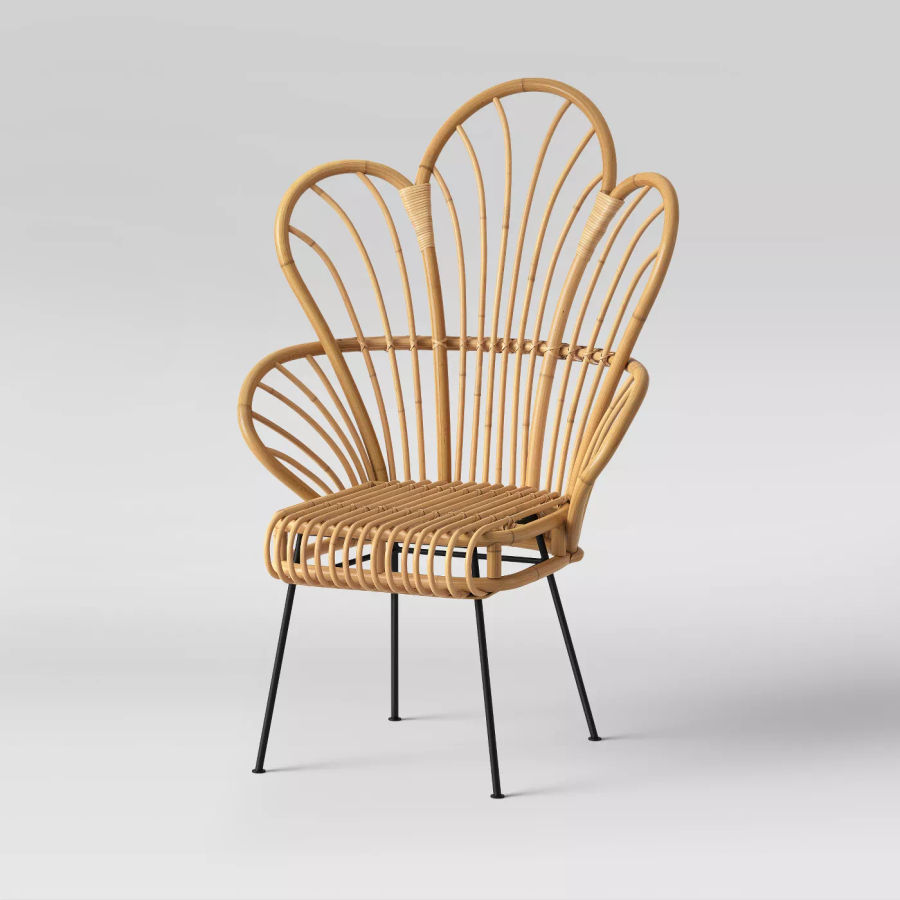 Avocet Rattan Fan Back Accent Chair - Opalhouse™ added by Spoak Member