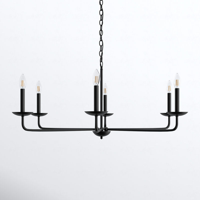 Baltray 6 Light Metal Dimmable Chandelier added by Madeline Abernathy
