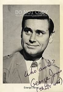 George Jones Photograph 11 X 16 - Magnificent Portrait - American Country Music Legend - Publicity Picture - Rare Photo - Poster Art Print added by sallie tyler