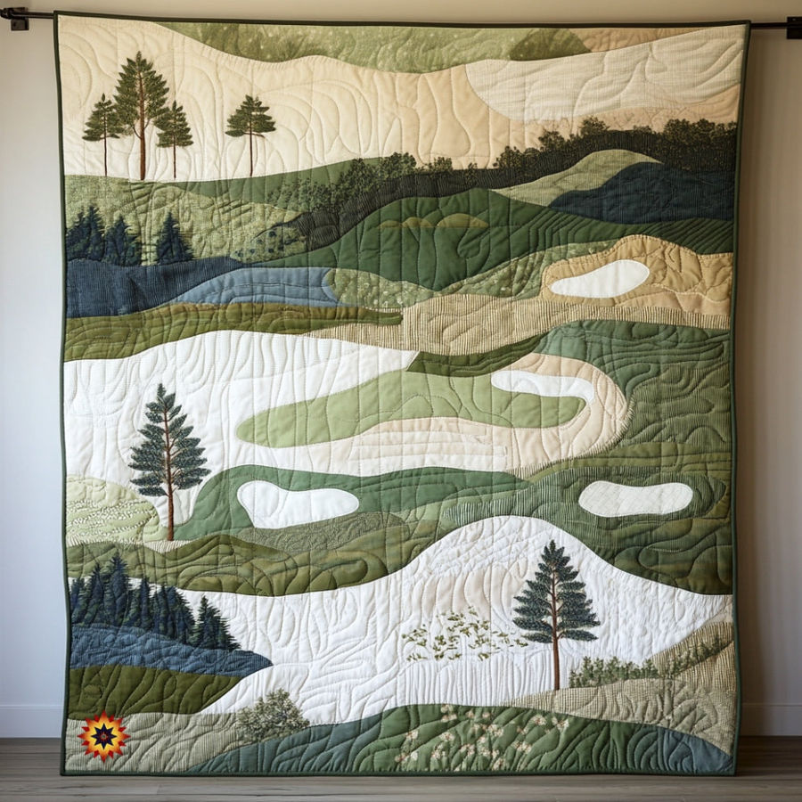 Golf I Love The Field WU0412004CL Quilt added by Sarah Spence