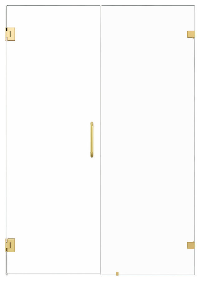 Roisin Frameless Hinged Shower Door, Clear Glass - Contemporary - Shower Doors - by Altair | Houzz added by Katherine Shuler