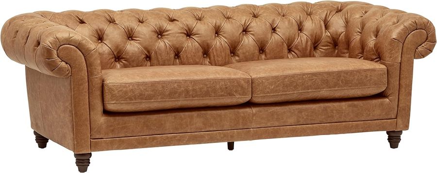 Amazon Brand - Stone & Beam Bradbury Chesterfield Tufted Leather Sofa Couch added by Theresa Gallagher