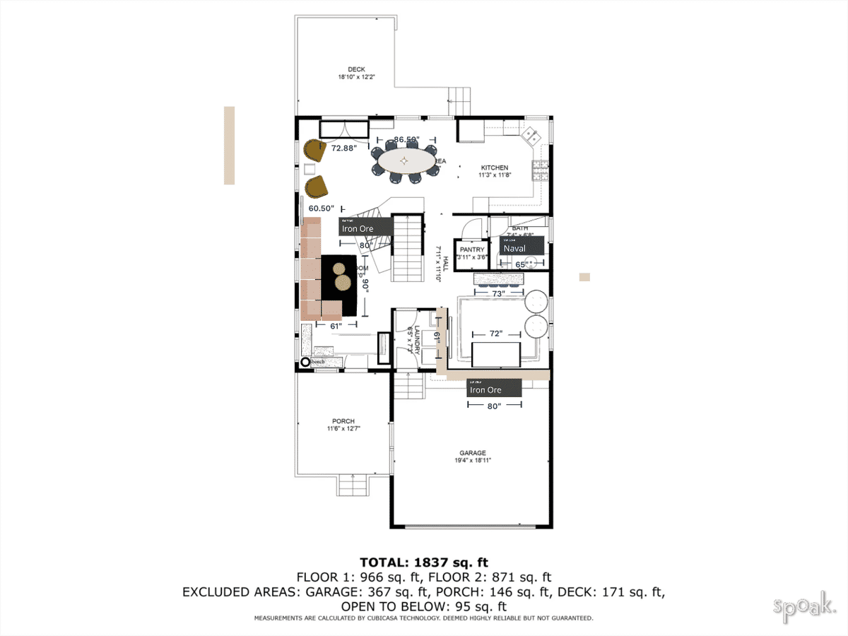 Family Room Layout designed by Janae Sullivan
