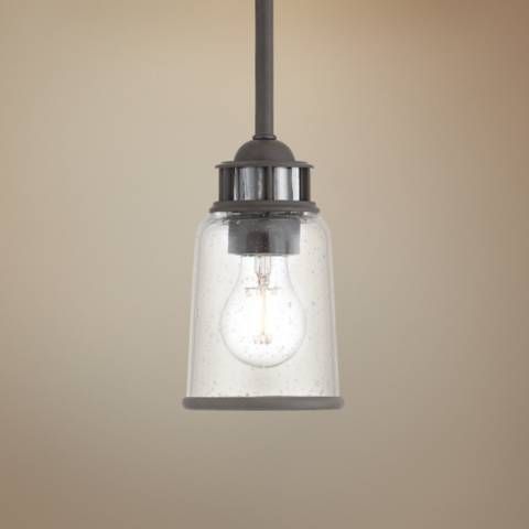 Lawrenceville 5" Wide Bronze Mini Pendant - #69H35 | Lamps Plus added by Mary Pat Gallagher