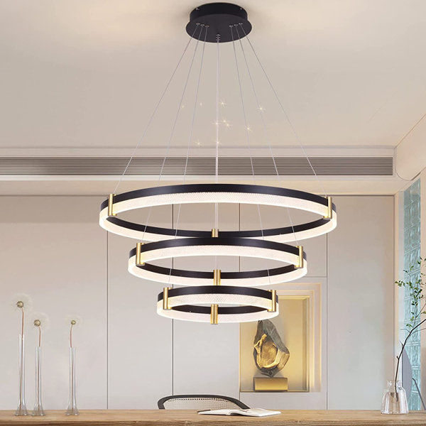 Cyma 3 - Light Dimmable LED Tiered Chandelier added by Cierra Davis