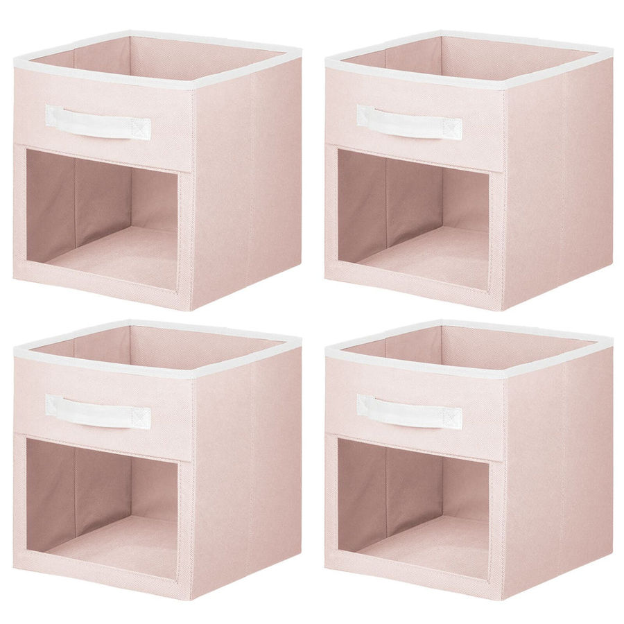 Fabric Cube Bin with Window Set 10.5 x 10.5 x 11 added by Stephanie Northrop