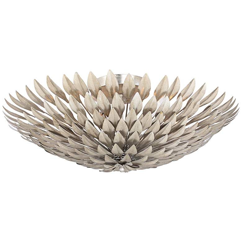 Crystorama Broche 23 3/4" Wide Silver Ceiling Light - #5P787 | Lamps Plus added by Whitney Crutcher