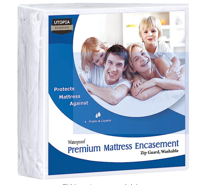 Utopia Bedding Premium Zippered Mattress Encasement (Fits 12 Inches Mattress, Queen) - Waterproof and Bed Bug Proof Mattress Protector - Six-Sided Mattress Cover added by Lauren Gisriel